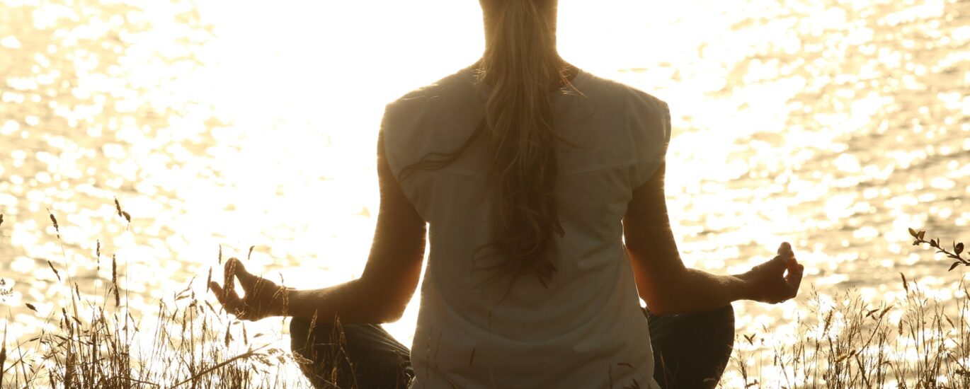 meditation by the ocean