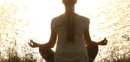 meditation by the ocean
