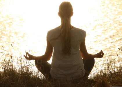 meditation by the ocean